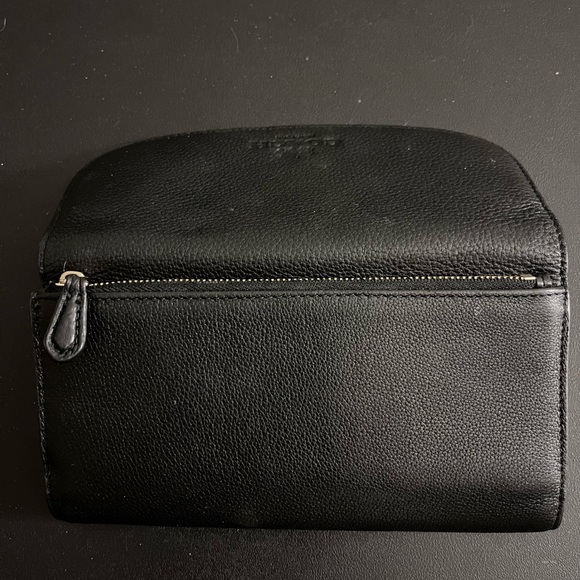 COACH Pebble Leather Checkbook Wallet - Picture 2 of 4